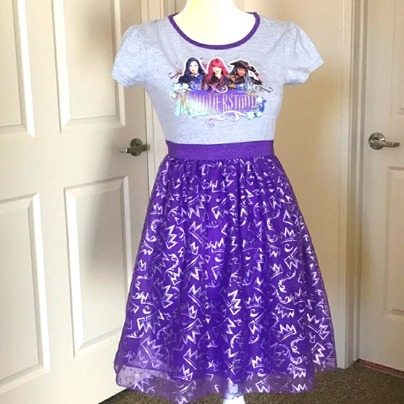 Disney Descendants 2 Girls Dress Size 14-16 - Picture 2 of 14